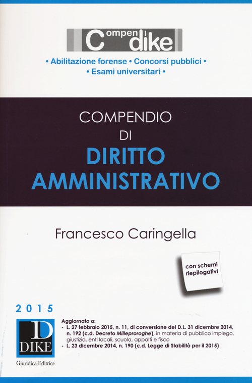 Compendio di diritto amministrativo