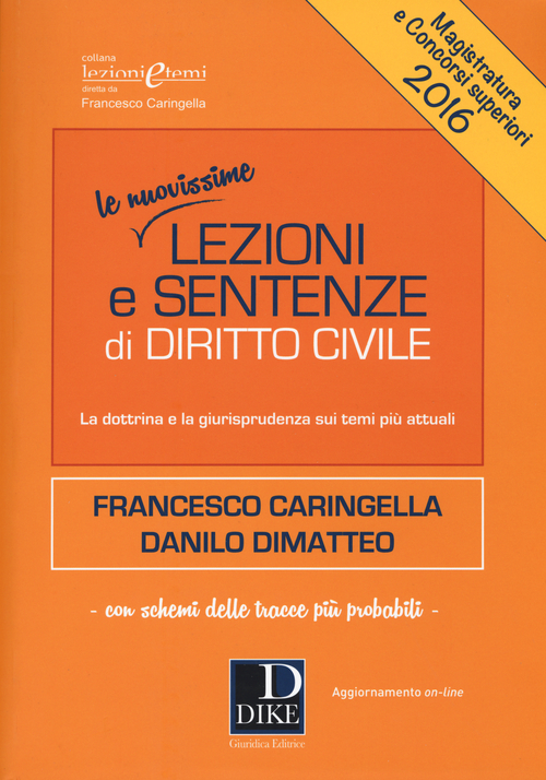 Lezioni e sentenze di diritto civile 2016