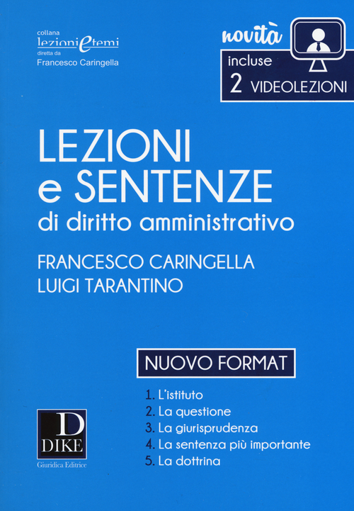 Lezioni e sentenze di diritto amministrativo 2017