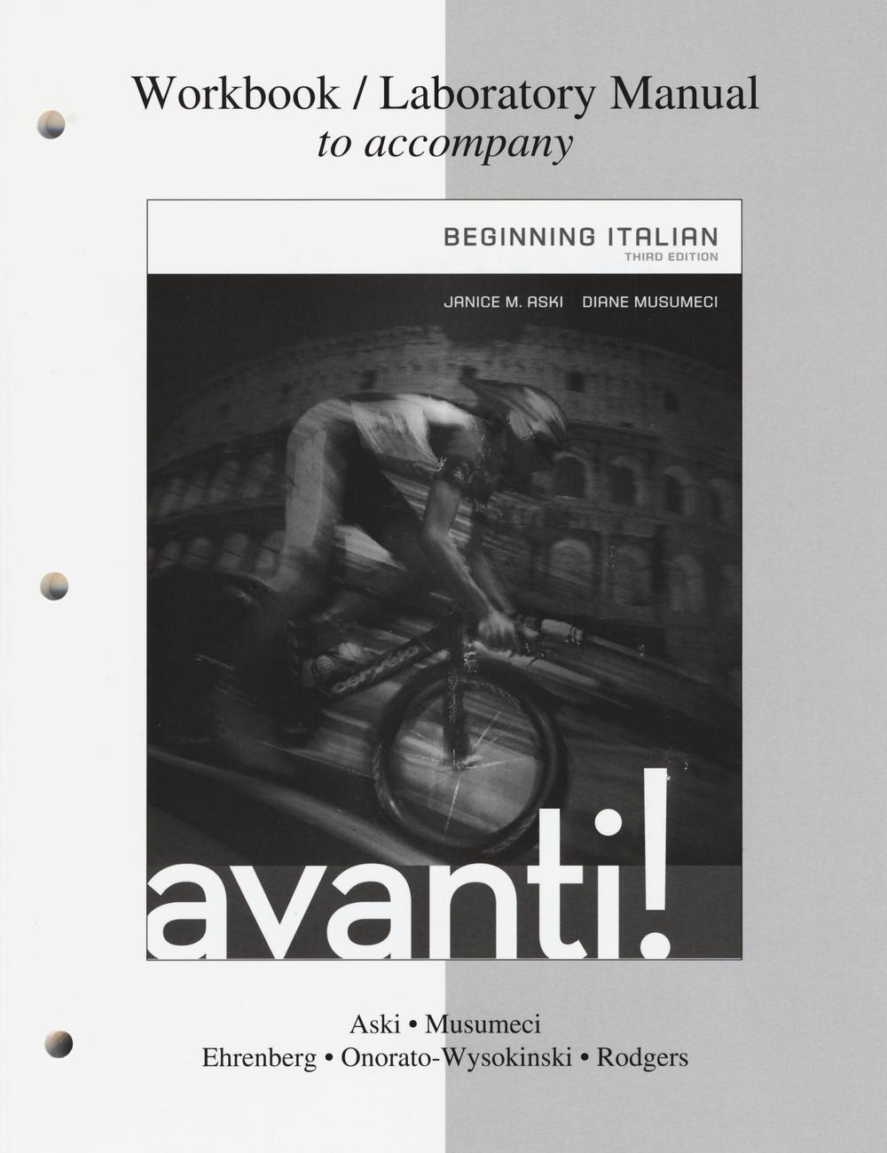 Workbook-laboratory manual to accompany Avanti! Beginning italian