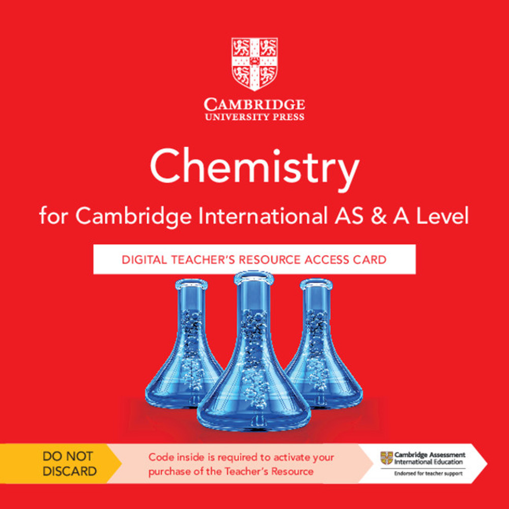 Cambridge International As and A Level Chemistry. Per le Scuole superiori. Con e-book: Teachers resource