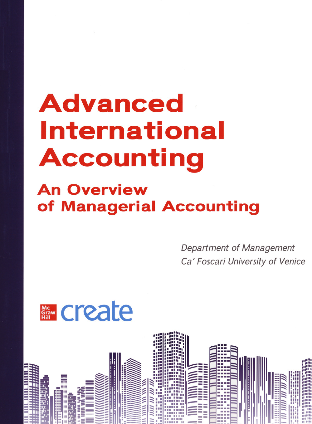 Software: advanced intenational accounting. Con Connect