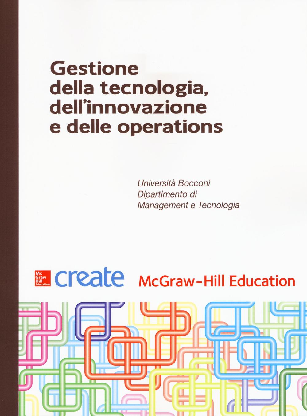 Gestione della tecnologia, dell'innovazione e delle operations