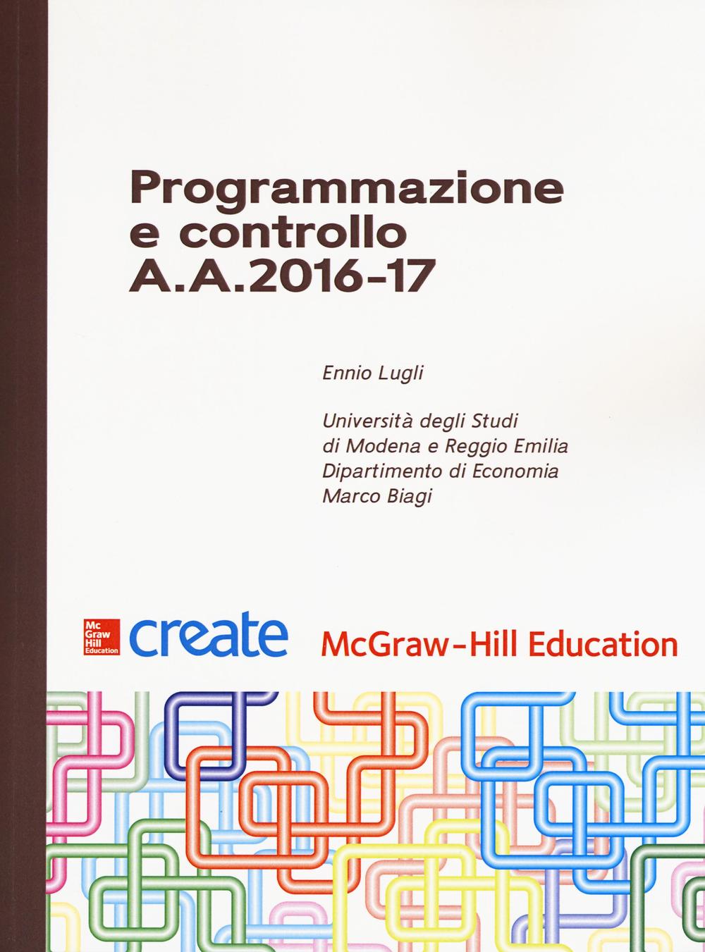 Programmazione e controllo A. A. 2016-17