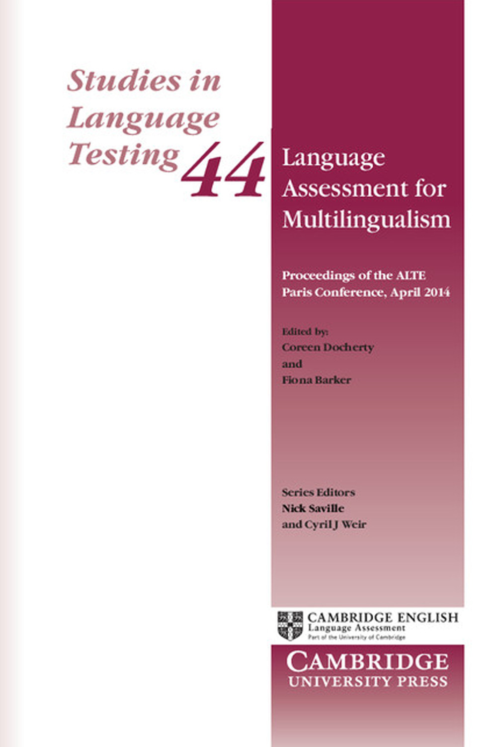 Language Assessment for Multilingualism
