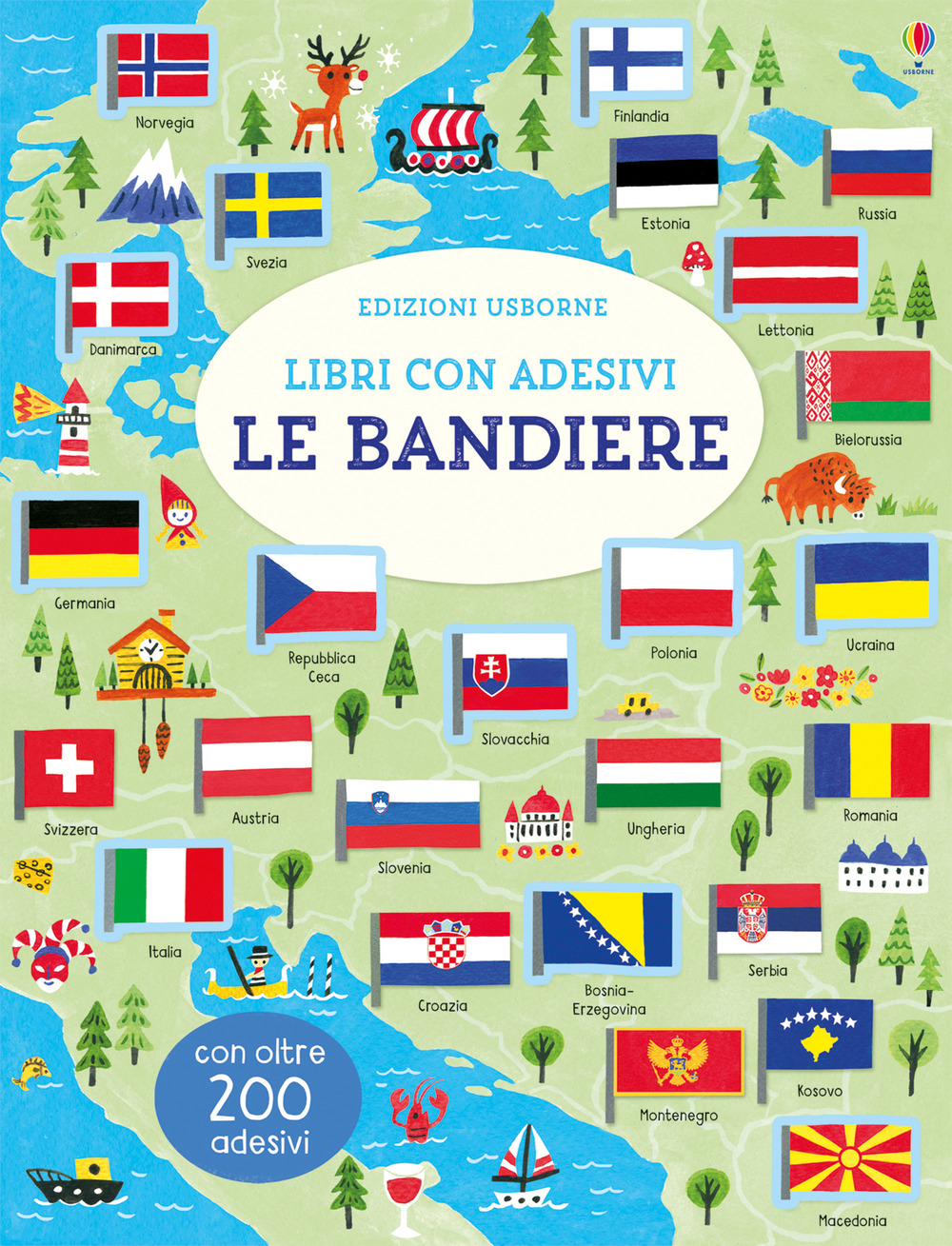 Le bandiere. Con adesivi. Ediz. a colori