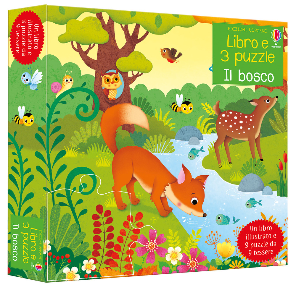 Il bosco. Ediz. a colori. Con 3 puzzle