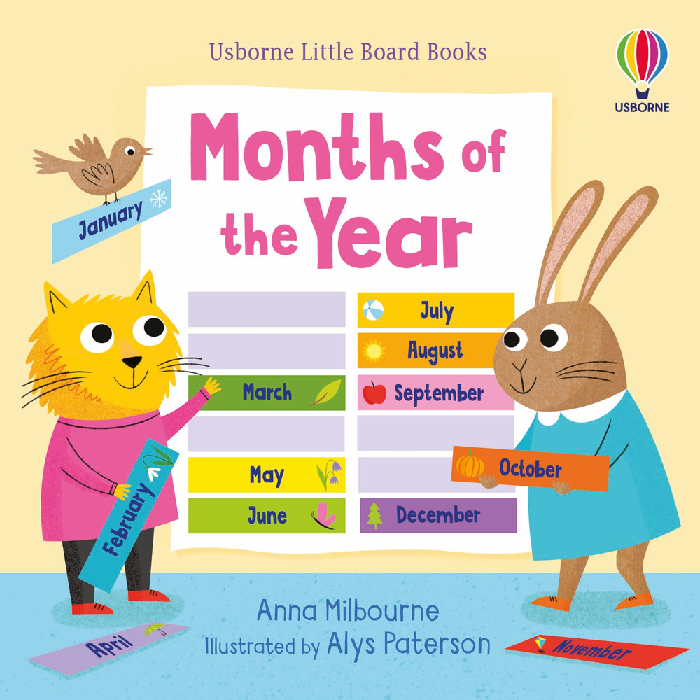 Little board books months of the year