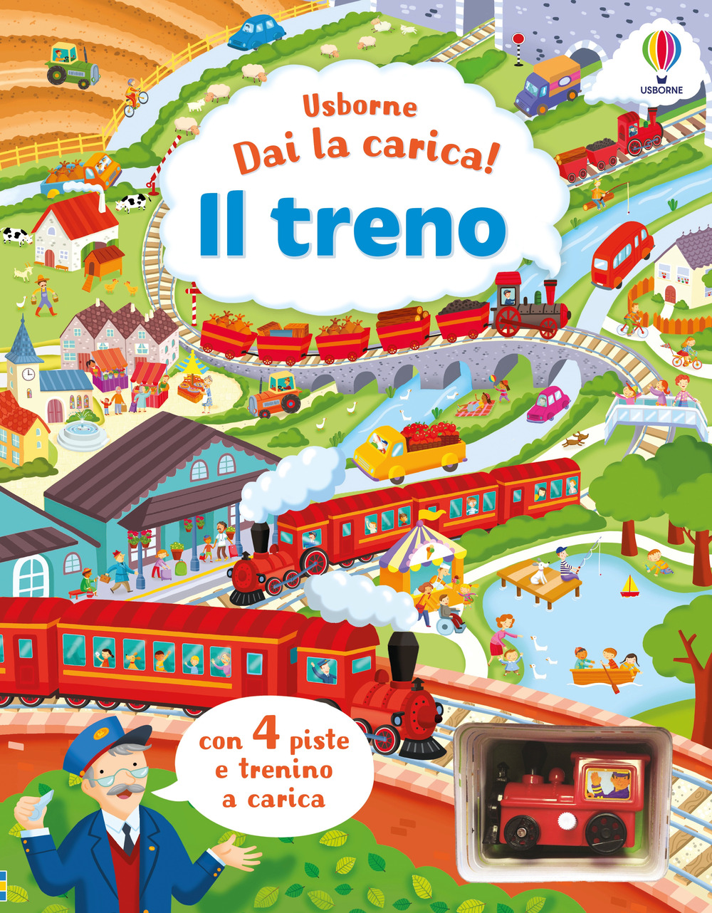 Il treno. Ediz. a colori. Con trenino a carica