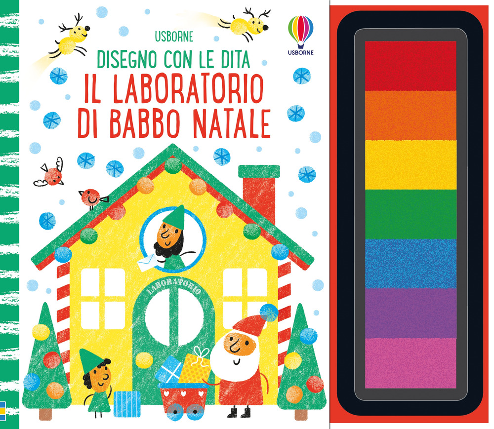 Il laboratorio di Babbo Natale. Ediz. a spirale. Con pannello di inchiostro