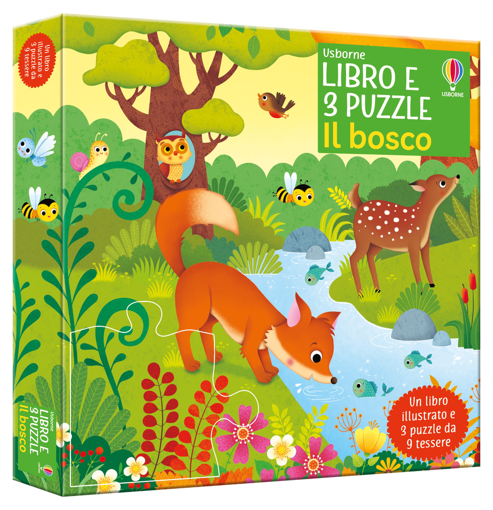 Il bosco. Ediz. a colori. Con 3 puzzle