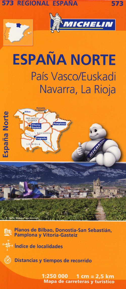 España Norte. País Vasco/Euskadi Navarra, La Rioja 1:250.000