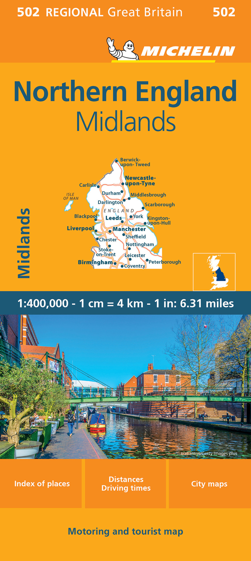 Northern England, Midlands 1:400.000