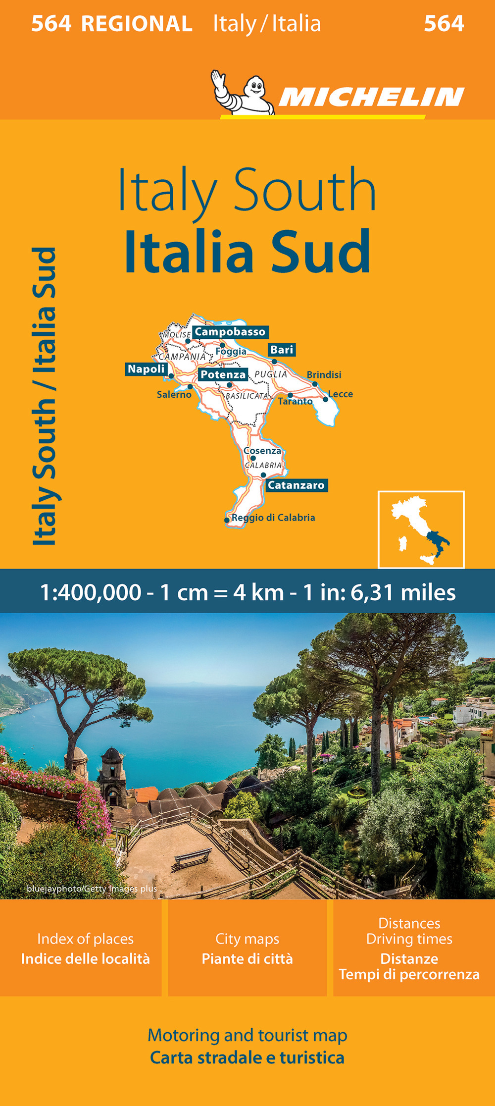 Italy South-Italia Sud 1:400.000