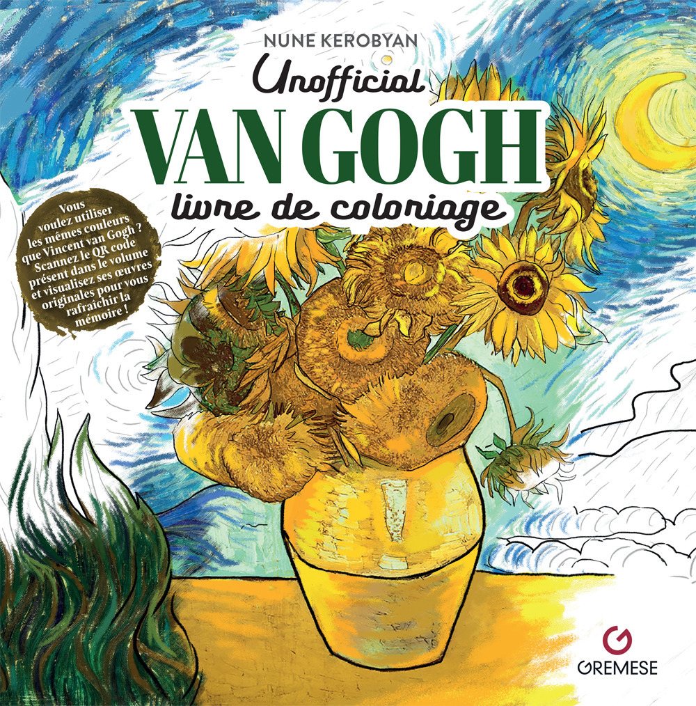 Vincent van Gogh. Livre de coloriage. Non officiel