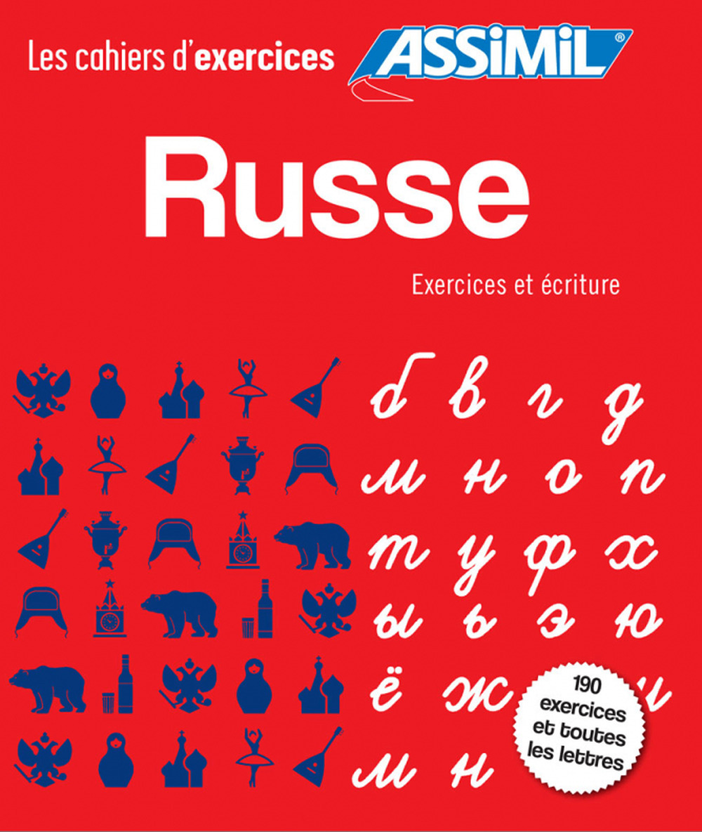 Russe. Coffret cahiers d'exercices et d'écriture. Débutants