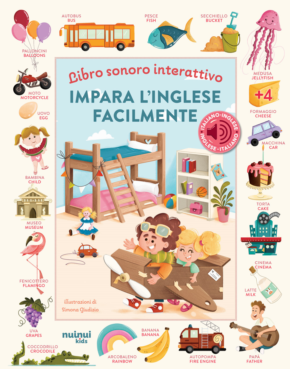 Impara l'inglese facilmente. Libro sonoro interattivo. Ediz. a colori