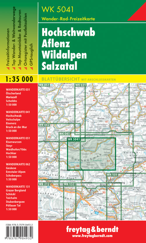 Hochschwab Aflenz Wildalpen Salzatal 1:35.000