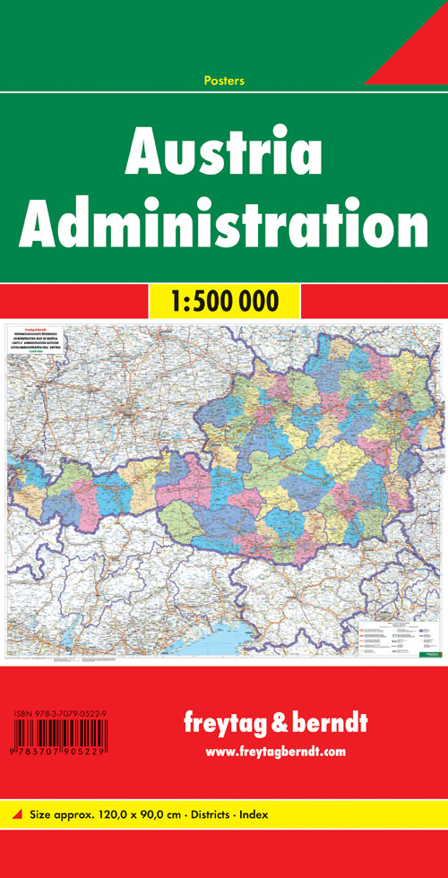 Austria administration 1:500.000