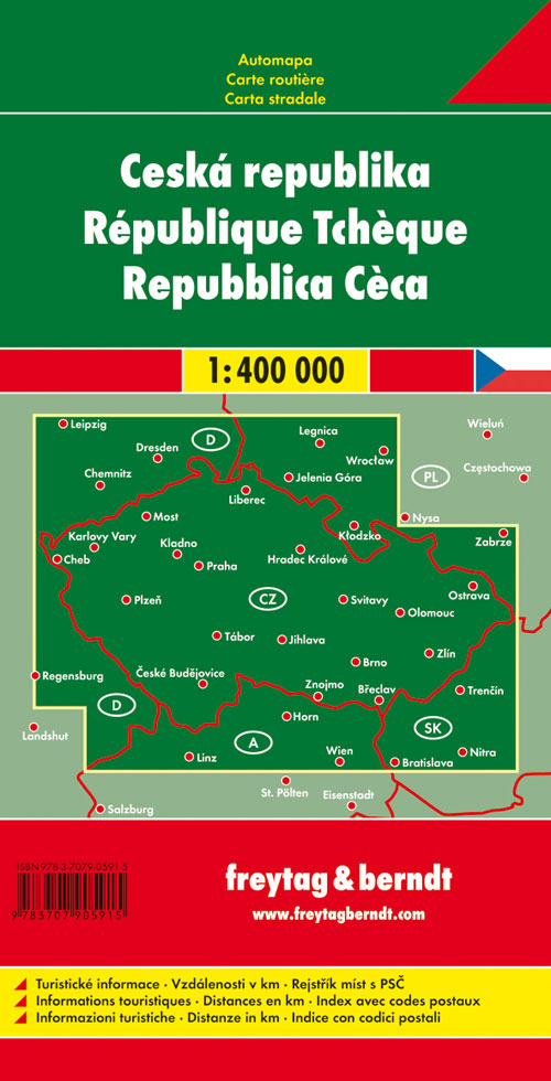 Repubblica Ceca 1:400.000