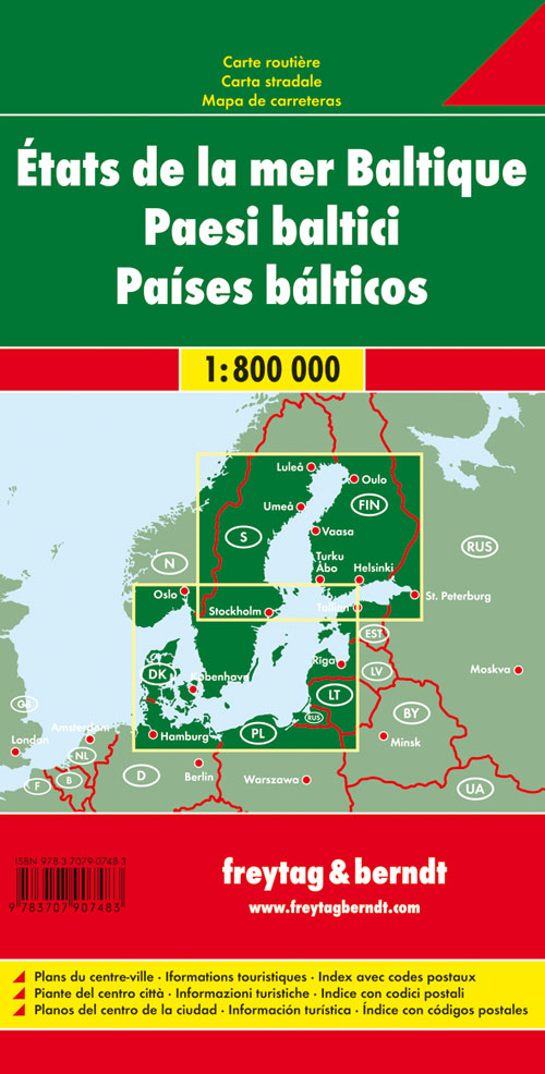 Paesi Baltici 1:800.000