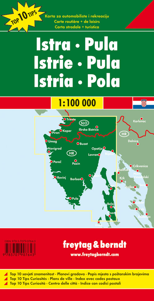 Istria. Pola 1:100.000