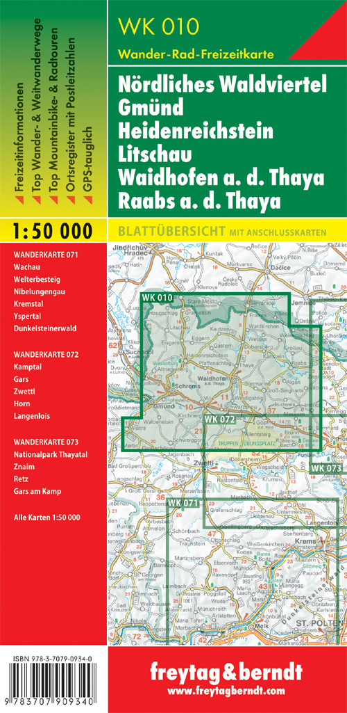 Northern Waldviertel Gmünd 1.50.000