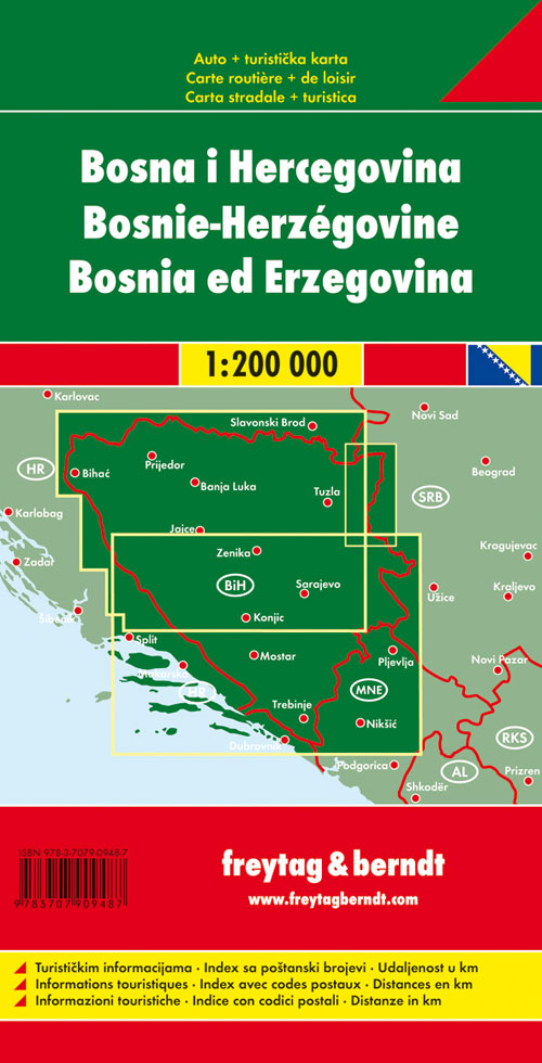 Bosnia Herzegovina 1:200.000