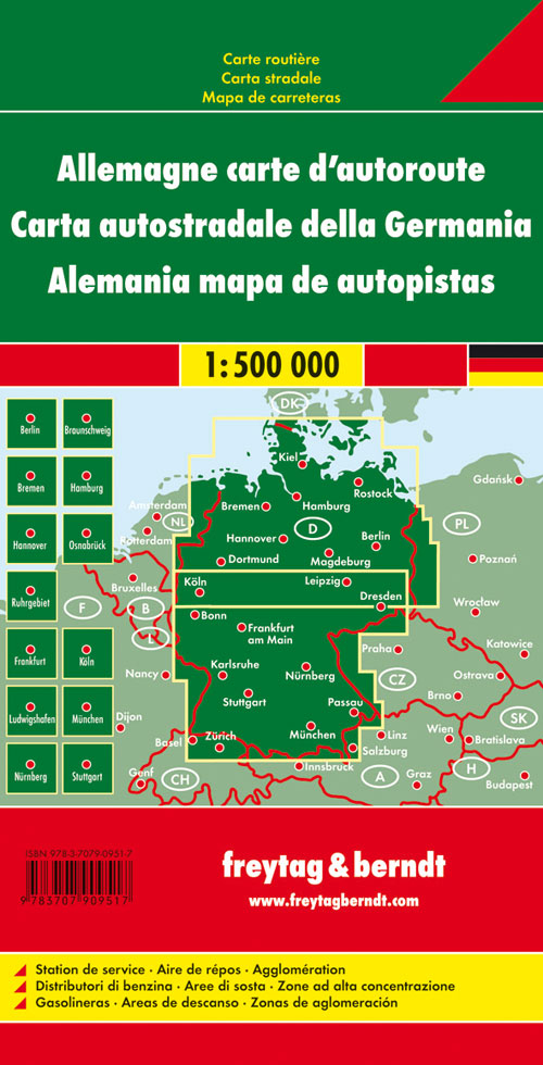 Germania autostrade 1:500.000