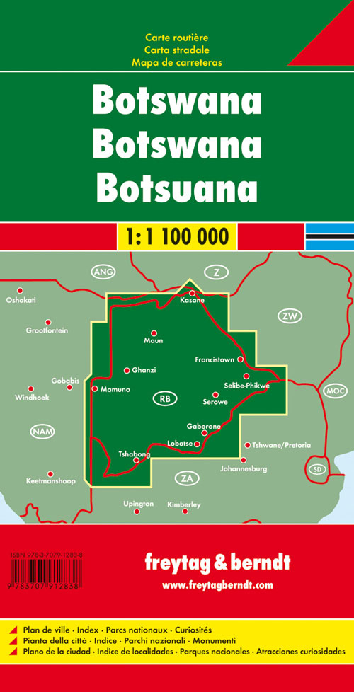 Botswana 1:1.100.000