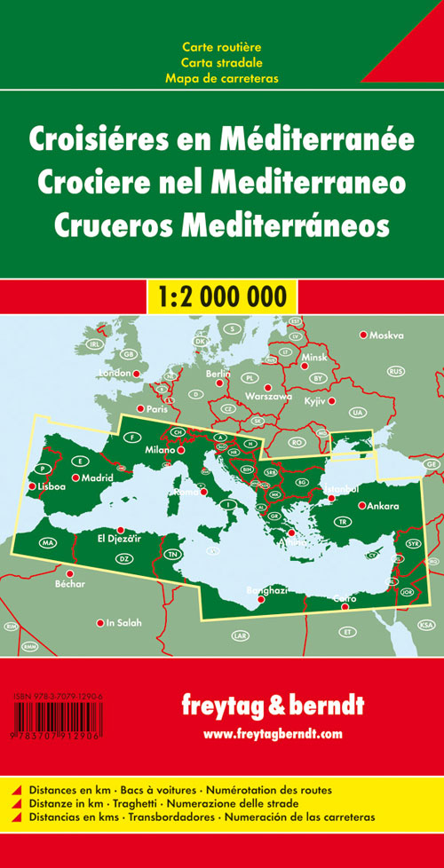 Crociere nel Mediterraneo 1:2.000.000