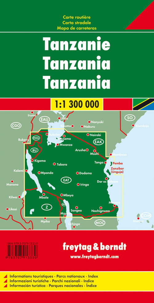 Tanzania 1:1.300.000