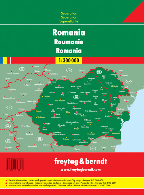 Romania Moldova 1:300.000