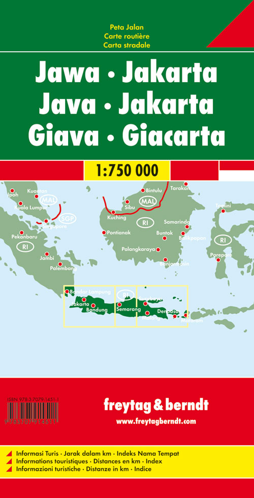 Java Jakarta 1:750.000