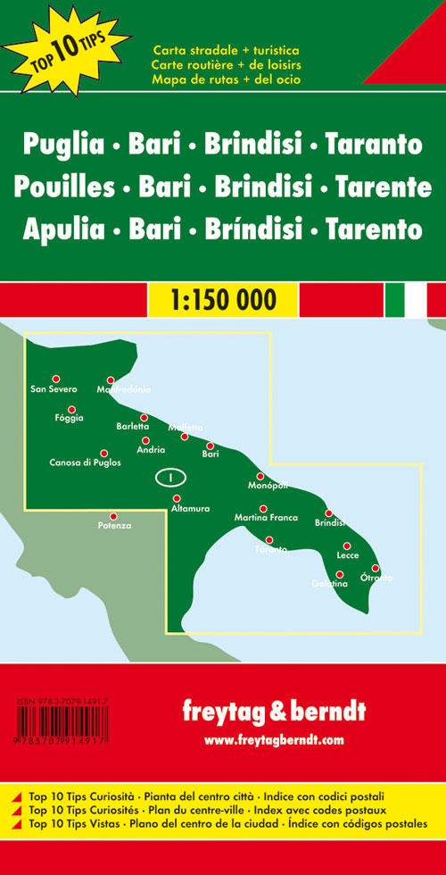 Puglia. Bari 1:150.000