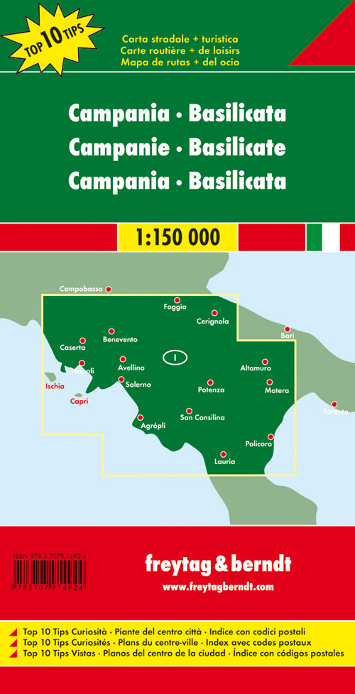 Campania. Napoli 1:150.000