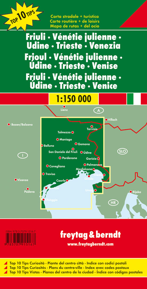 Friuli Venezia Giulia-Veneto 1:150.000