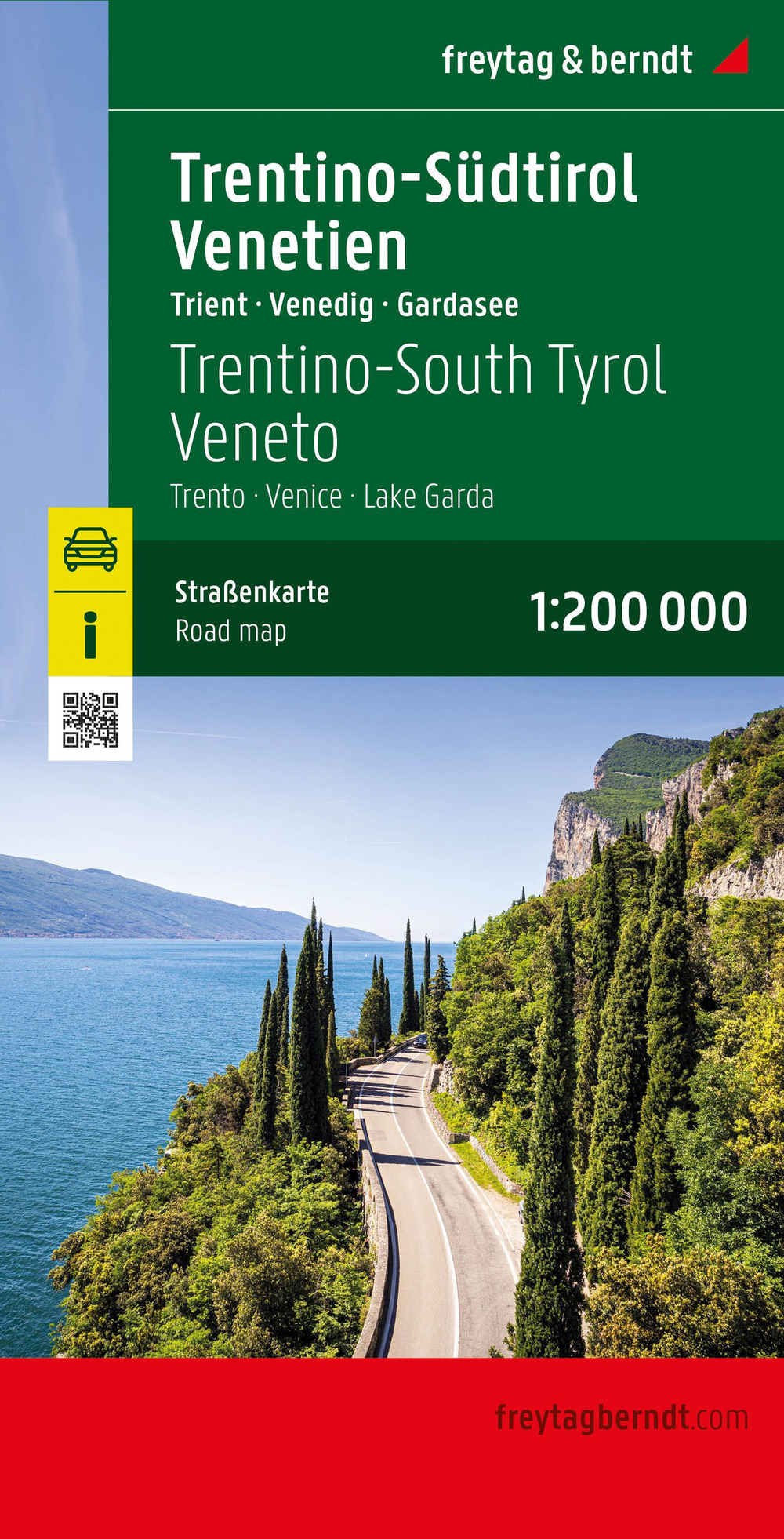 Trentino Sudtirol Veneto 1:200.000