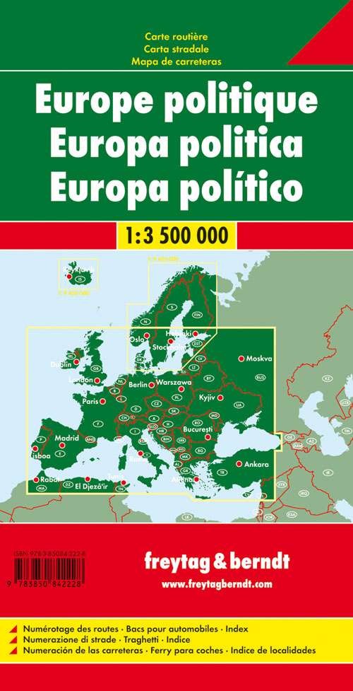 EUROPA POLITICA 1:3.500.000 n.e.