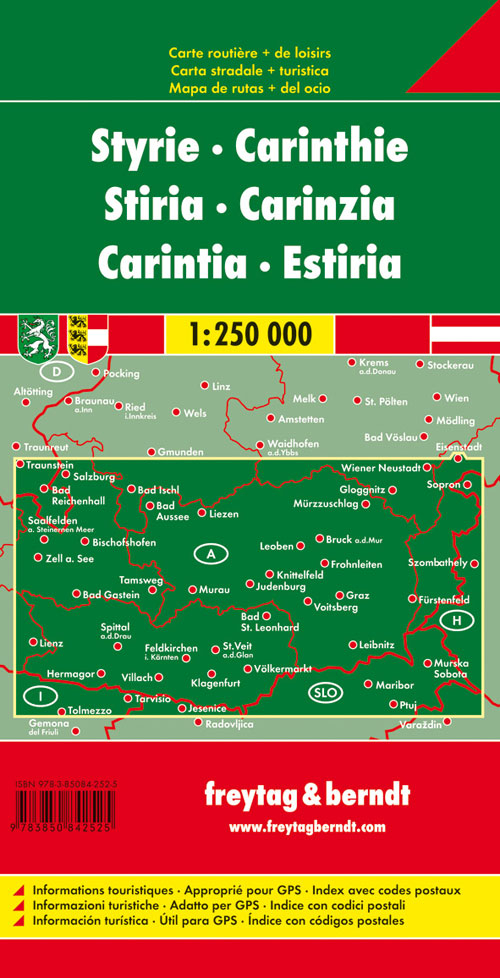 STIRIA CARINZIA 1:250.000 n.e. 2014