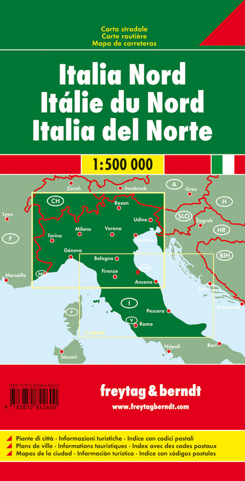 ITALIA DEL NORD 1:500.000 n.e.