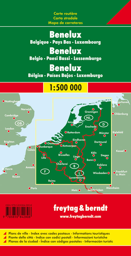 Benelux 1:500.000