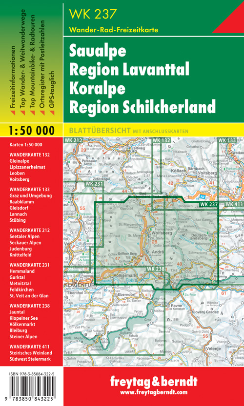 Saualpe Lavanttal 1:50.000