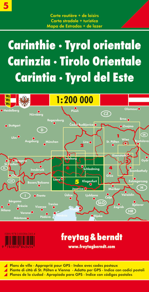 Kärnten Osttirol 1:200.000