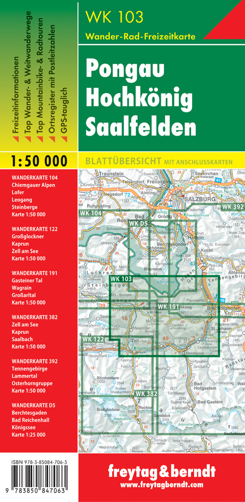 Pongau Hochkonig 1:50.000