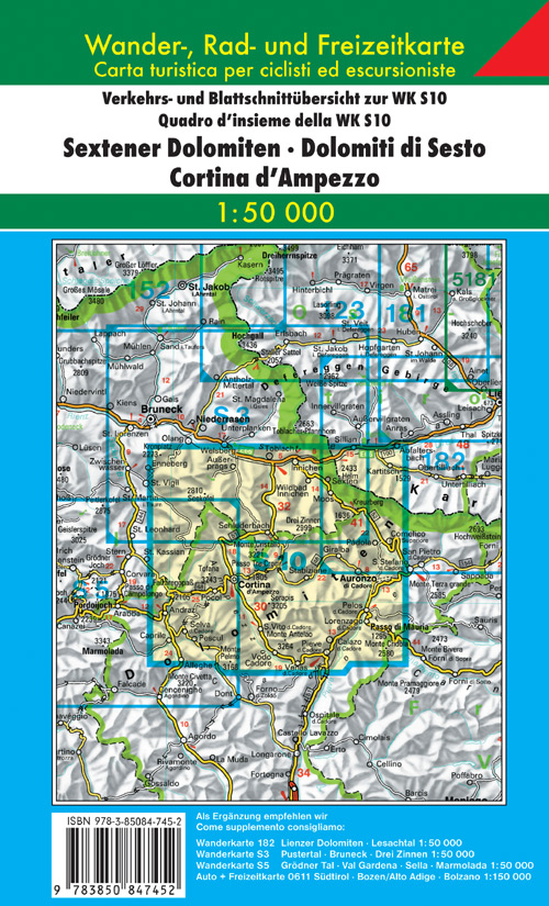 DOLOMITI SESTO CORTINA 50.000