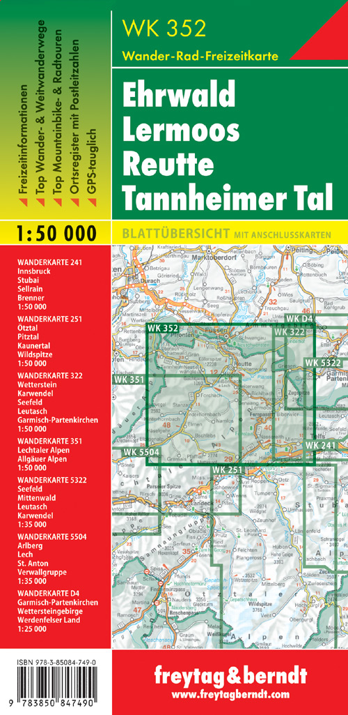 Ehrwald 1:50.000