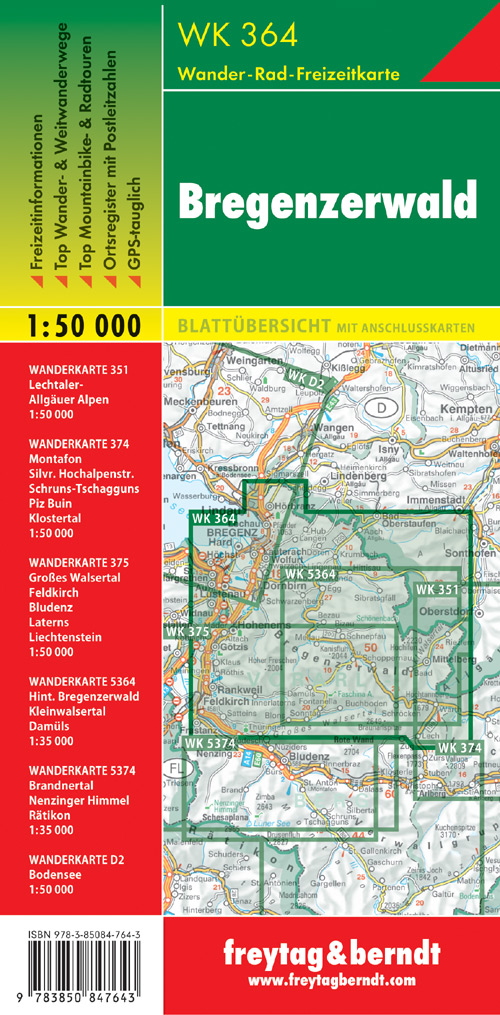 Bregenzerwald 1:50.000