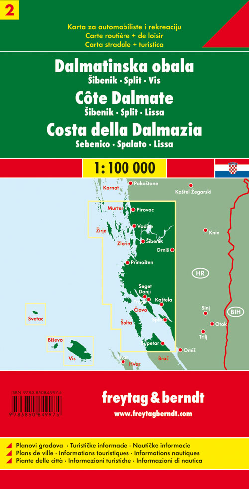 Costa Dalmata 2 1:100.000