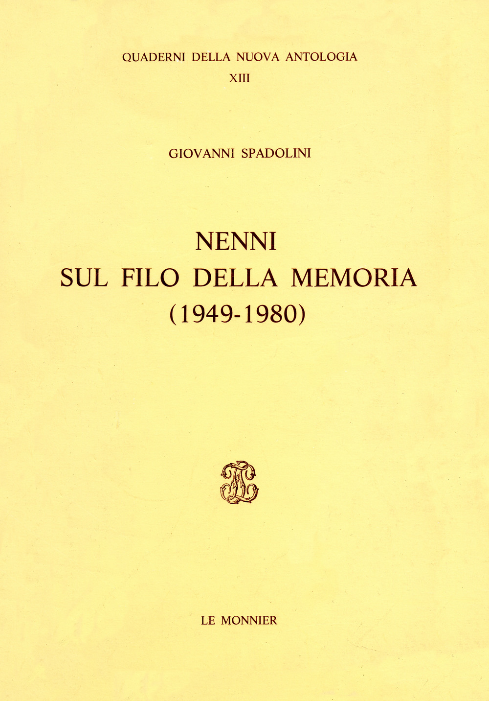 Nenni sul filo della memoria (1949-1980)